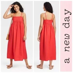 A New Day Coral Maxi Dress
